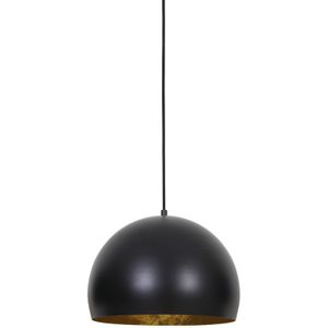 Light&living Hanglamp Ø33x25 cm JAICEY mat zwart-goud