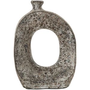 MUST Living Vase Salda large stone,31x22x12 cm, terracota