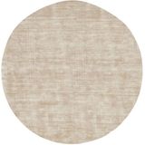 MUST Living Carpet La Belle round large,Ø250 cm, beige, 100% viscose