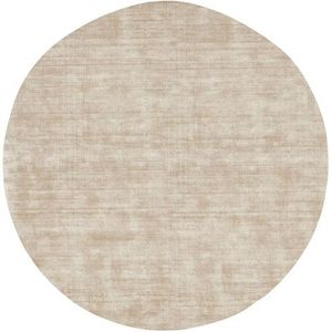 MUST Living Carpet La Belle round large,Ø250 cm, beige, 100% viscose