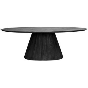 Tower living Premana oval diningtable - 260x120 - black