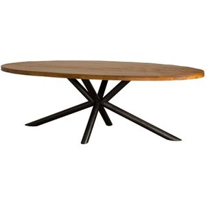 Tower living Selva mango oval diningtable top 1,5 / 2,5 - 220