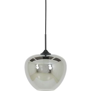 Light&living Hanglamp Ø30x25 cm MAYSON smoke glas-mat zwart