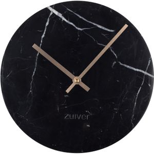 ZUIVER CLOCK MARBLE TIME BLACK