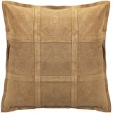 PTMD Sierkussen Cobie - 45x8x45 cm - Suede - Bruin