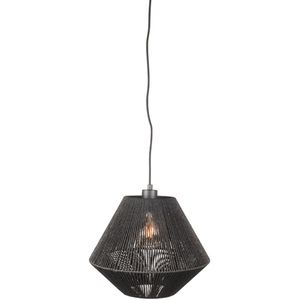 LABEL51 Hanglamp Ibiza - Zwart - Jute - 1-Lichts