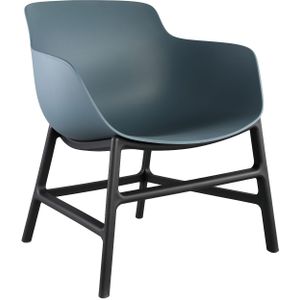 PTMD Nicca Grey polypropylene leisure chair