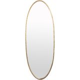 PTMD Tovi Gold iron mirror minimal oval shape