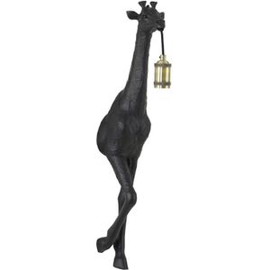 Light&living Wandlamp 64,5x30x191 cm GIRAFFE mat zwart