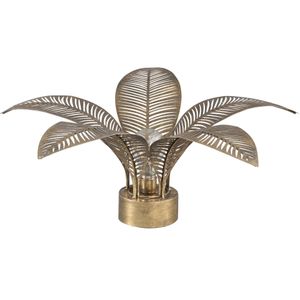 PTMD Etta Gold metal LED lamp flower design