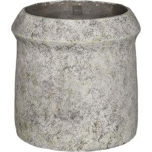 PTMD Nimma Grey cement pot wide top round XL