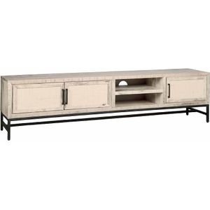 Tower living Carini TV stand white 3 drs. 200x40x50