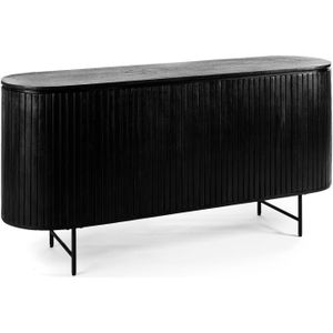 Furntastik Faro Tv-meubel 4D, 165 cm, zwart