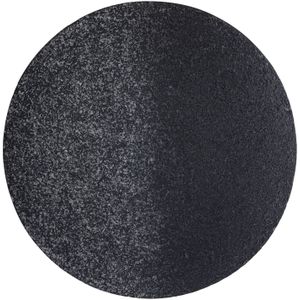 PTMD Miecke Black shimmer iron wall panel round L