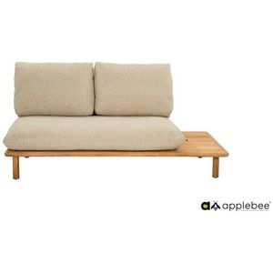 Apple Bee Sling Cotton Flower sofa 2-zits 175 teak - Left
