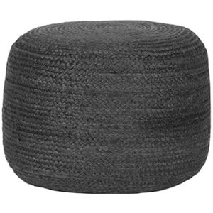 LABEL51 Poef Jute - Antraciet - Jute - 50 cm