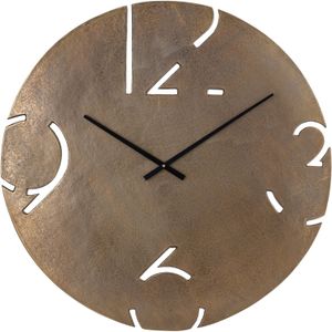 PTMD Zafrina Brass alu round clock cutout numbers L