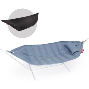 Fatboy Headdemock Superb Deluxe (incl. rack light grey & pillow) Storm Blue