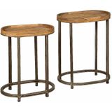 Tower living Set of 2 nesting tables