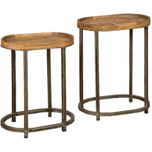 Tower living Set of 2 nesting tables