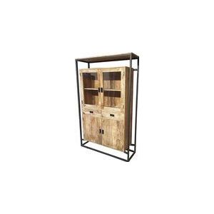 Benoa Len Glass Door Display Cabinet 125 cm