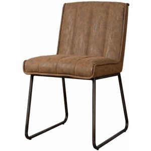 Tower living Santo sidechair - fabric Miami 005 brown (uitlopend)