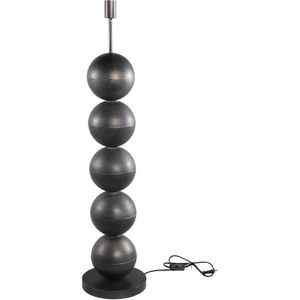 PTMD Lonza black metal floor lamp piled up balls round