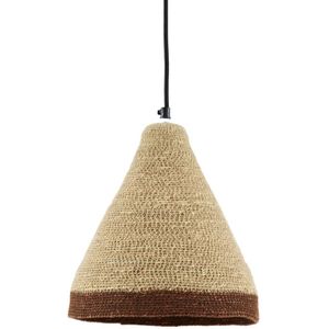 Light&living Hanglamp Ø36x37 cm BRESCIA zeegras crème+donker bruin