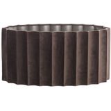 Light&living Kap ovaal recht smal 45-21-22 cm DISLI velvet donker bruin