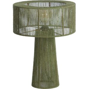 Light & Living Tafellamp Selva - Jute - 51cm - Groen