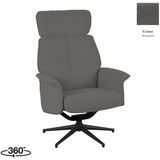 LABEL51 Fauteuil Verdal - Antraciet - Cosmo - 77x79x109 cm