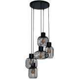 AnLi Style Hanglamp 5L  getrapt mix metal