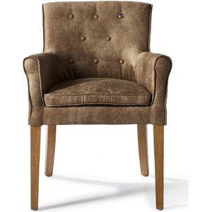 Riviera Maison La Scala Dining Armchair, pellini, coffee