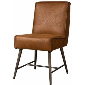 Tower living Belmonte sidechair - fabric cherokee 8 cognac