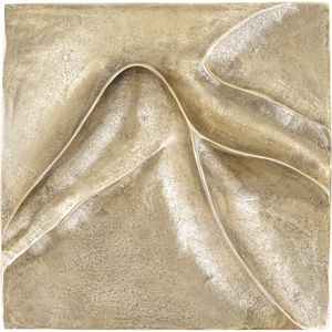 PTMD Gihan Gold Casted Alu Wall Panel Wave Lines S