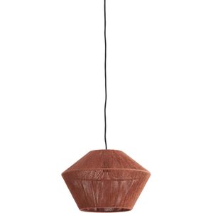 Light & Living Hanglamp Fugia - Jute - 40cm - Steenrood