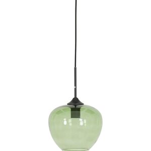 Light & Living Hanglamp Mayson - Glas Groen - 23cm - Modern - Hanglampen Eetkame - Slaapkame