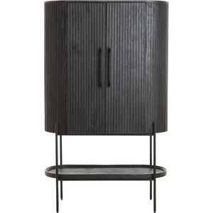 Light&living Kast 100x40x165 cm DUMOSI hout mat zwart
