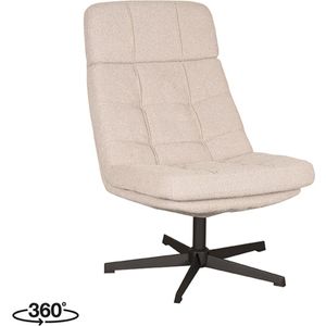 Label51 Alvar fauteuil beige boucle