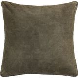 PTMD Sierkussen Suky - 60x8x60 cm - Suede - Groen