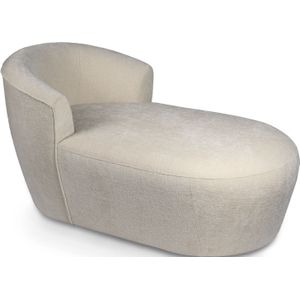 PTMD Grasa White 9852 fiore fabric long sofa fauteuil