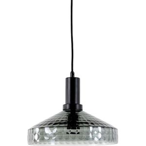 Light&living Hanglamp Ø23x23 cm DELILO smoke glas grijs+zwart