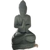 Benoa Buddha Beeld Biddend met Ketting 80cm 80cm