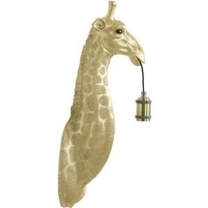 Light & Living Wandlamp Giraffe - Goud - 20,5x19x61cm - Binnen Modern