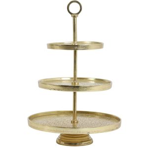 Light&living Etagere 3 laags Ø32x48 cm LUTEK goud