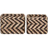 MUST Living Basket MUST Living square, set of 2,21xØ25 cm | 22xØ30 cm