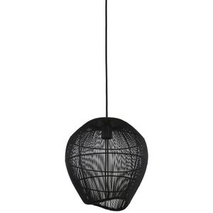 Light&living Hanglamp Ø28x30 cm YUMI mat zwart