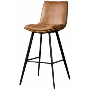 Tower living Pamplona barstool - fabric T-cognac