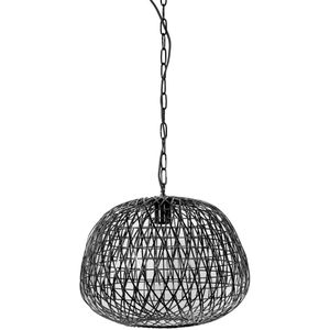 Light&living Hanglamp Ø40x35 cm ALWINA mat zwart