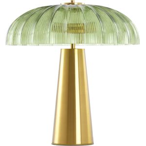 Light&living A - Tafellamp 2L Ø50x51 cm FUNGO glas groen+goud